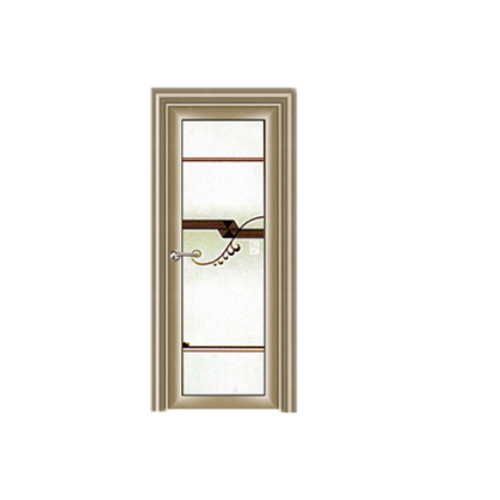 Bathroom Tempered Glass Door Aluminum Frame Glass Door