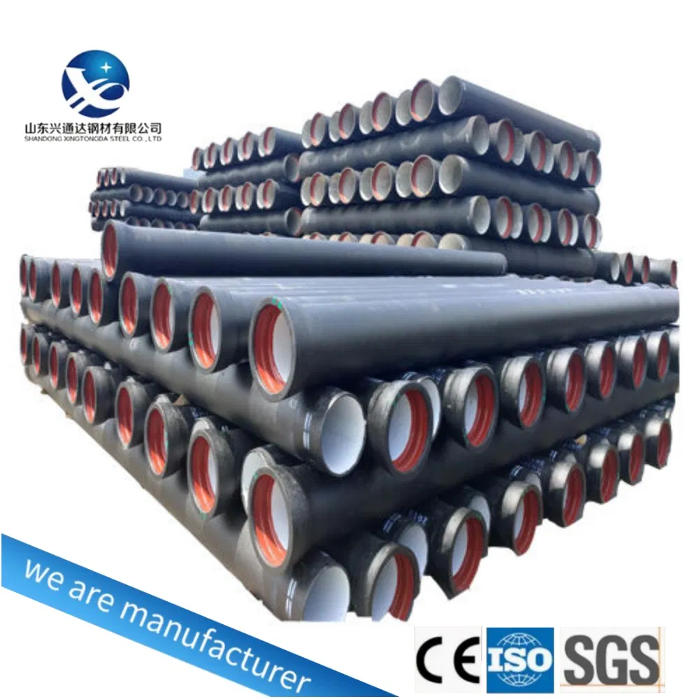 DN150 DN250 Ductile Iron Pipe En545 400mm C25 Big Diameter Pn40