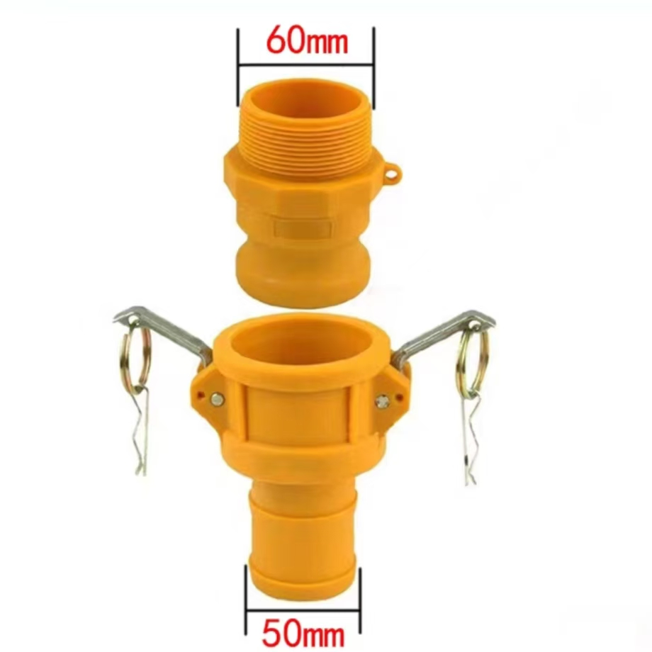 Proflow Nylon Type DC Camlock Couplings for Groove Hose Heavy Duty & Leak-Proof