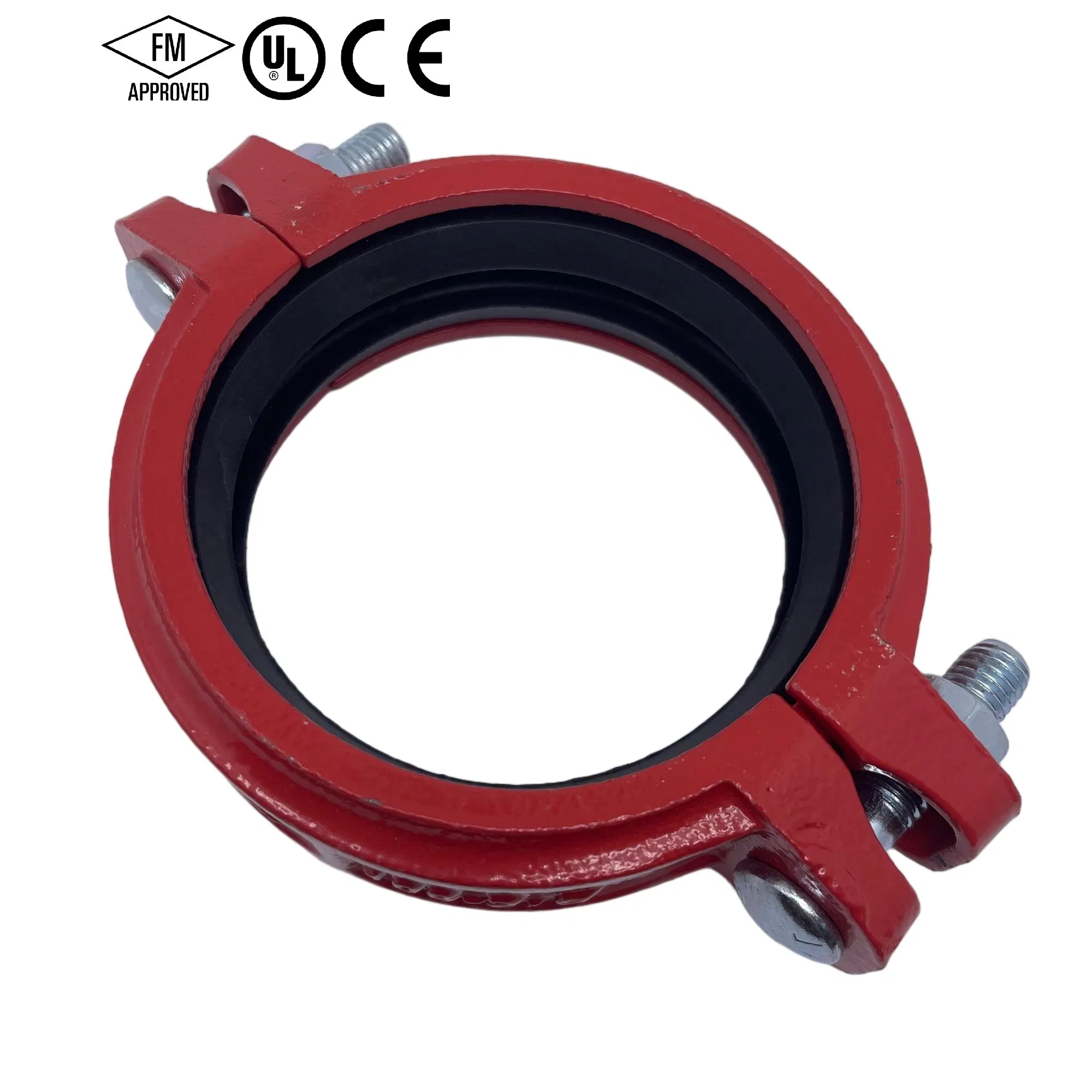 FM/UL Made in China Price Fire-Protection Ductile Iron Grooved Pipe Fitting Coupling