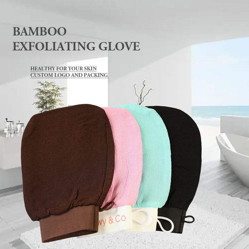 Premium Exfoliating Glove 100% Viscose Traditional Body Scrub Glove