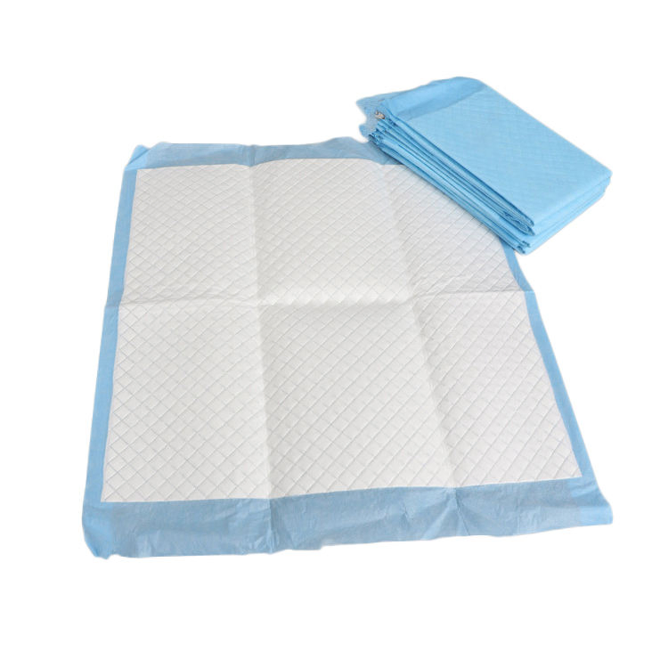 SJ Manufacturer Organic Incontinence Non-woven Absorbent OEM Disposable Adult Hospital Nursing Underpad Bed Pad