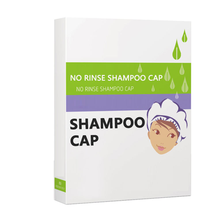No Water Disposable pH Balanced Hypoallergenic Rinse-Free Shampoo Cap Shower Cap No Water Shampoo Caps