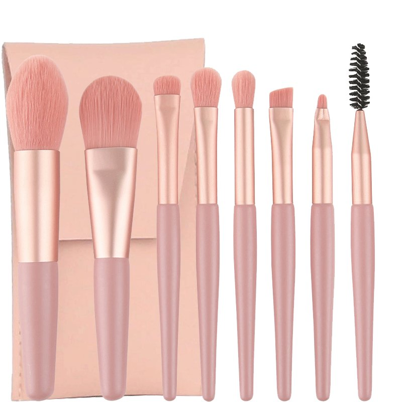 Makeup Brush Manufacturers 8PCS Portable Cosmetic Blush Brush Makeup Brush