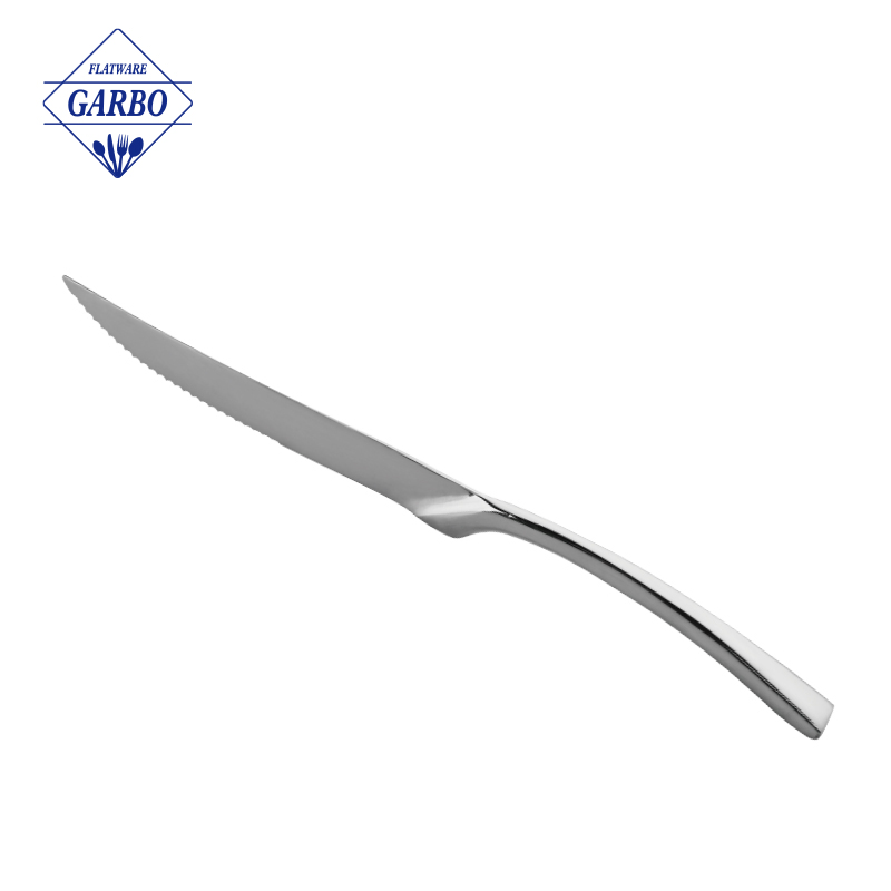 Premium 410 18/0 Stainless Steel Sharpened Sawtooth Steak Dinner Knife