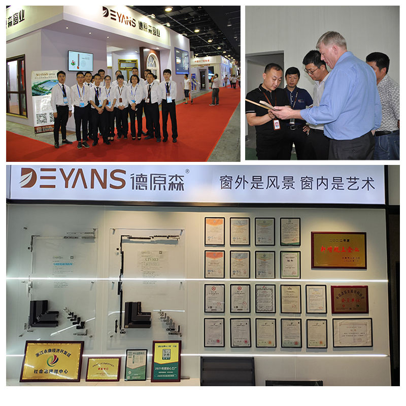 Energy Saving Low E Glass Thermal Break Casement Aluminum Windows and Doors for House