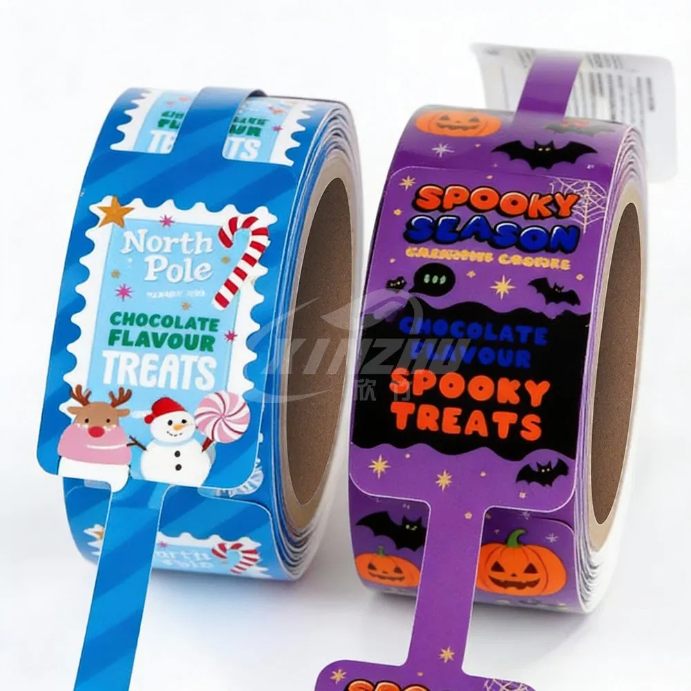 Waterproof Custom Printed Large Rolls of Raw Materials for Making Gift Tags