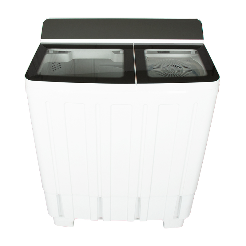 Wholesale 17kg Flip Glass Double Bucket Top Mounted Household Semi-Automatic Washing Machine