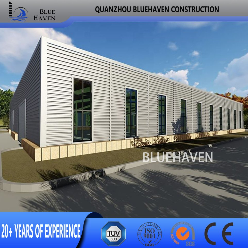 Galvanized Workshop Pre Engineered Logistics Steel Structure Warehouse Buildings Frame with Crane
