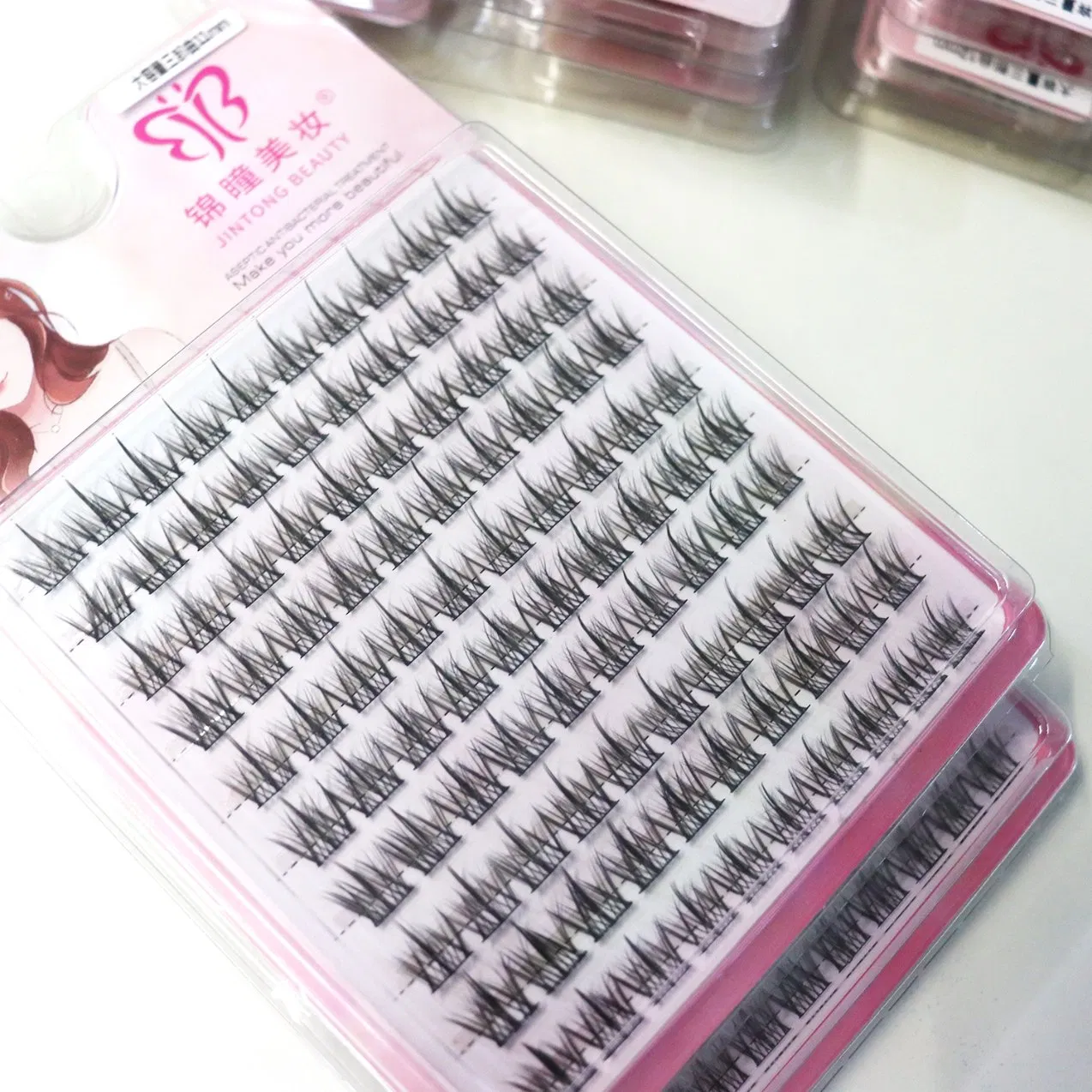 Pre Cut Eyelashes Easy to Apply Lash Extensions Private Label Long Lasting DIY Eyelash Cluster