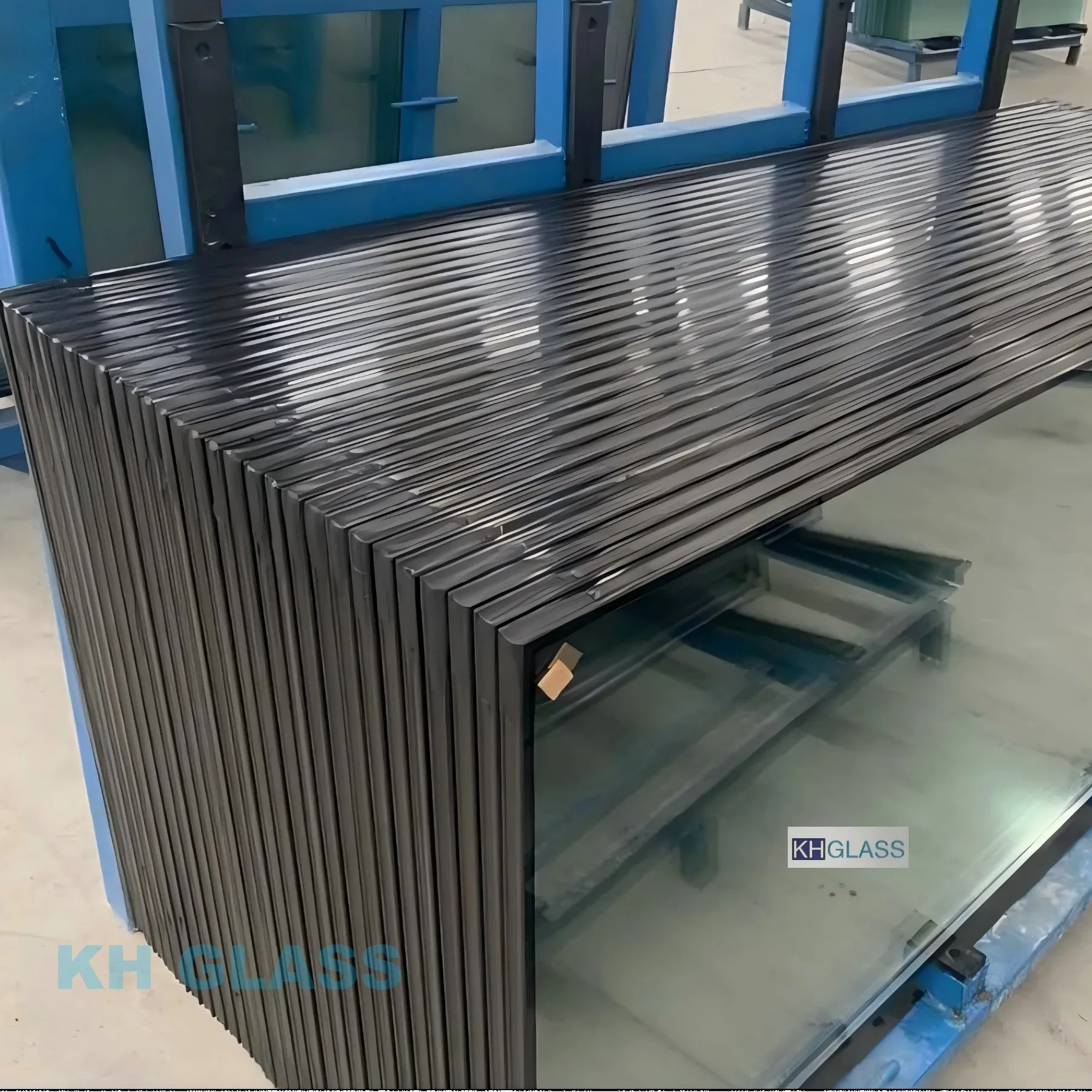 Curved Insulated Glass 9 Air Levels 5mm Thickness for Modern Spaces