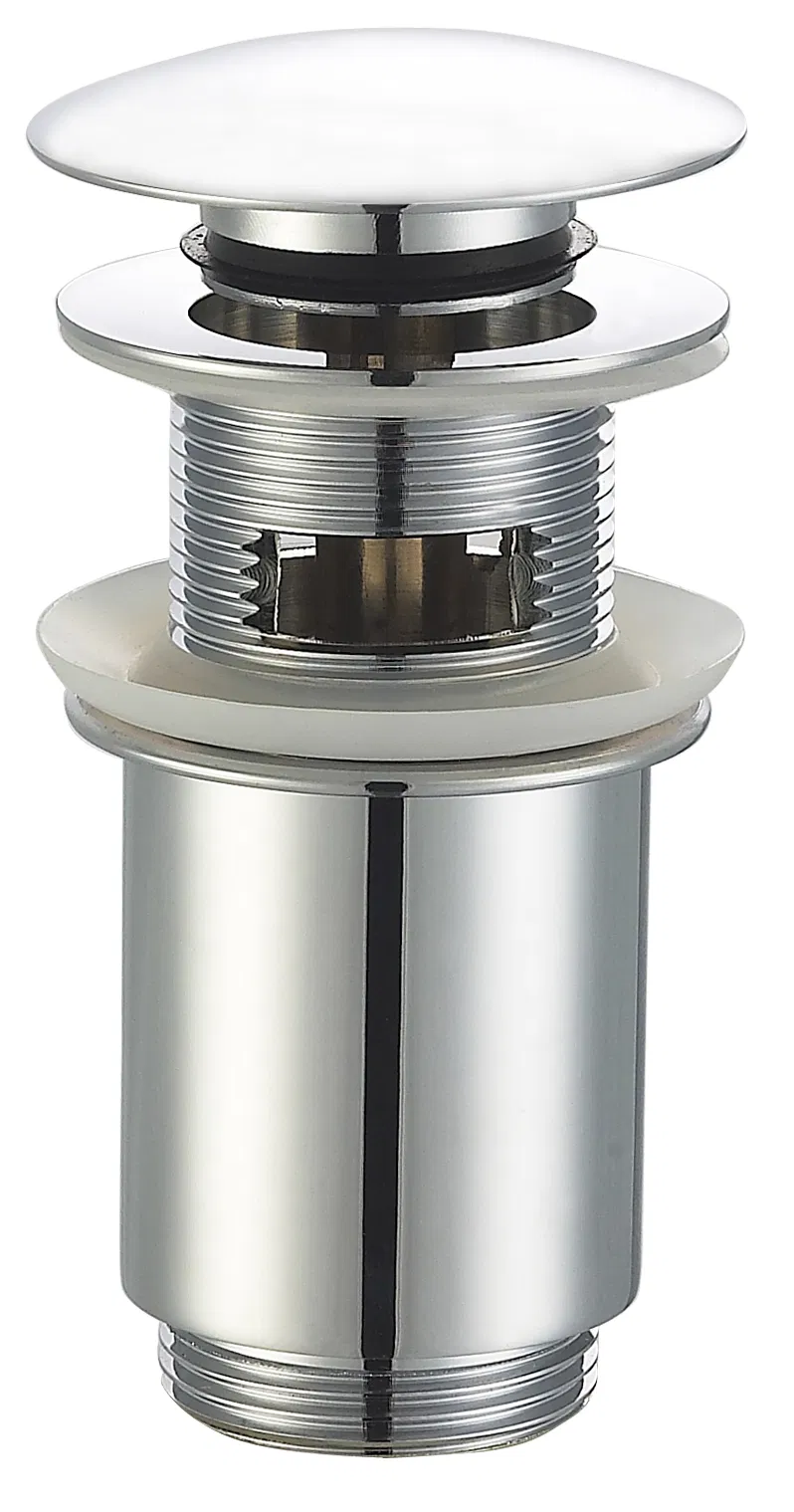 1"1/4 Clic Clac Brass Basin Pop up Waste with Overflow Bathroom Basin Sink Drain Waste