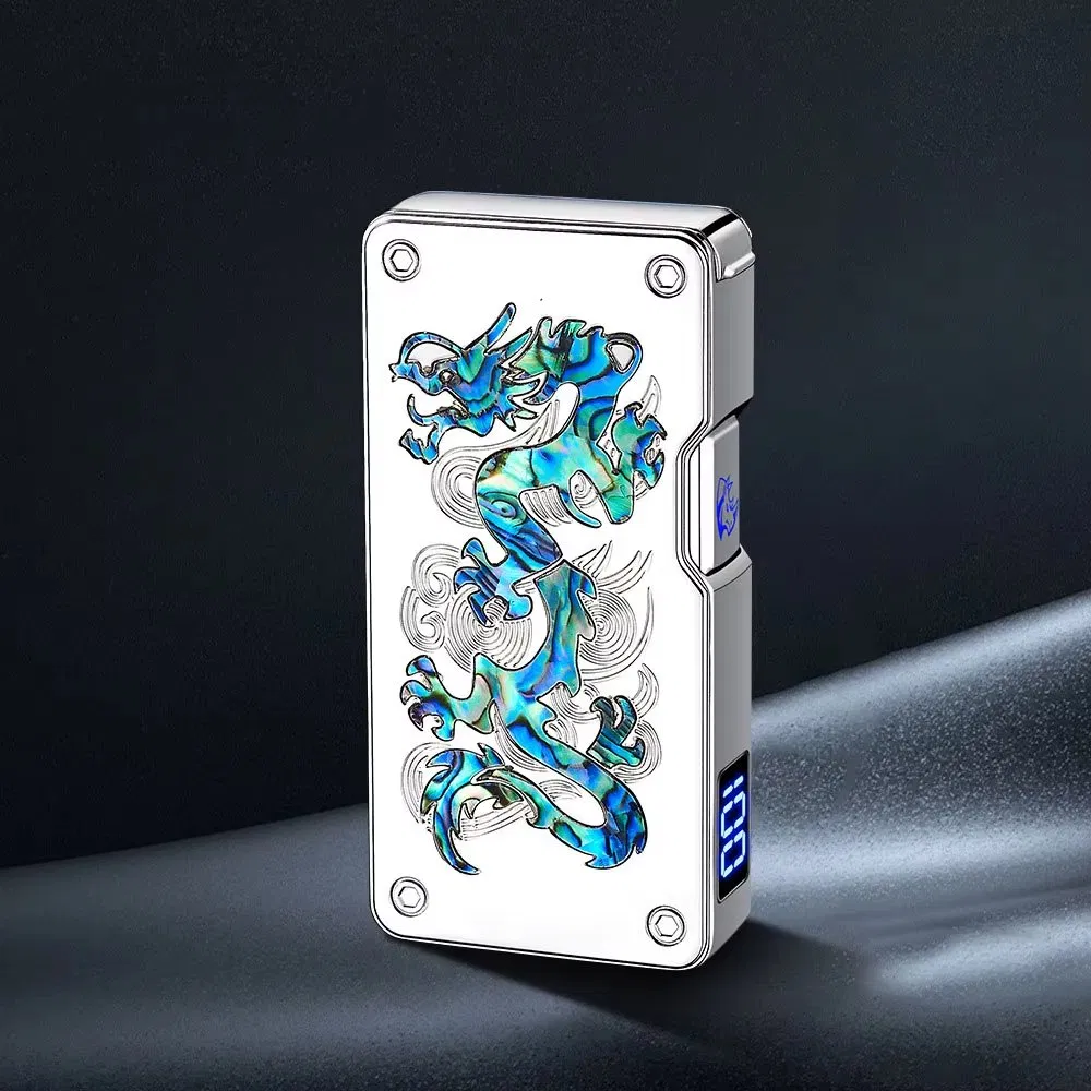 Cigar Color Shell Customized Voice Control Gravity Sensor Lift Metal Lighter