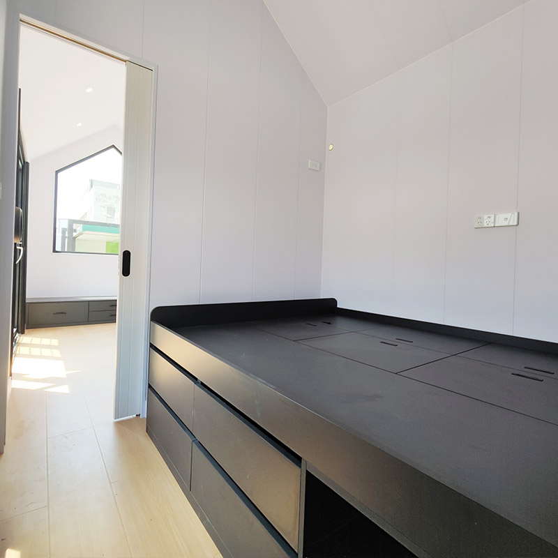 Prefabricated Houses Modular Home Luxury Lightweight Tiny Mobile Home on Wheels