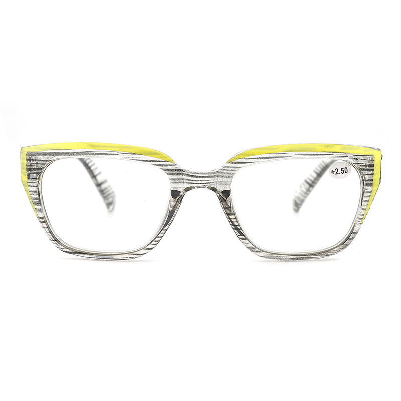 Eyebrow Square Colorful Italy Design Plastic New Reading Glasses Manufacturer for Unisex
