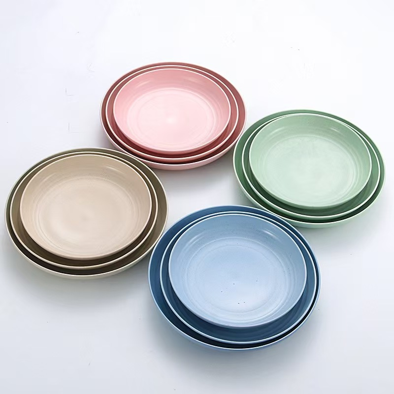 New Design Home Wheat Plate Gift Set Dinner Plate