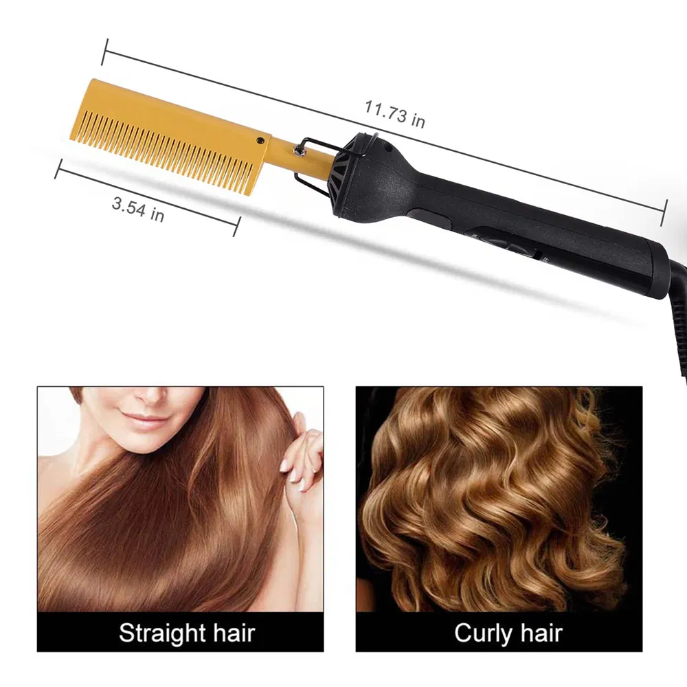 Hair Straightener Brush Hot Sales Electric Hot Comb Iron