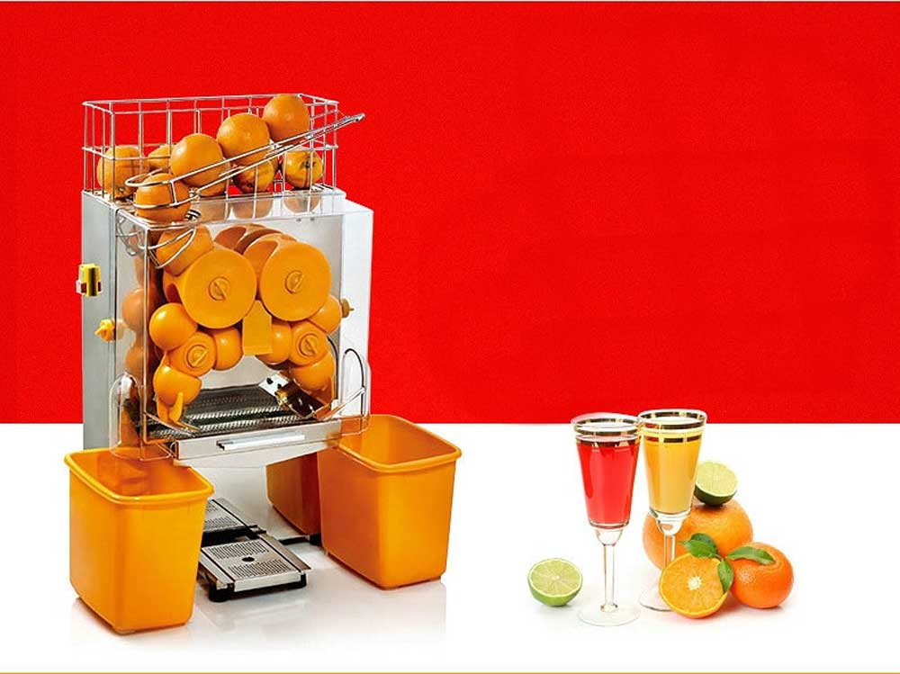 Automatic Electric Orange Juice Machine Orange Lemon Fruit Squeezer Juicer