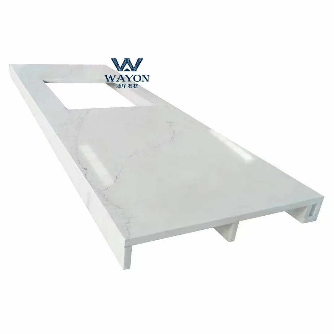 Copy Granite Stone Quartz Vanity Top Countertop for Hotel Projects