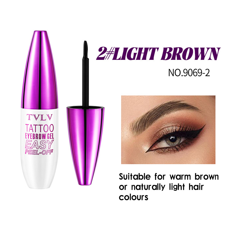 Long-Lasting Waterproof Eyebrow Pencil - Natural Gel Formula