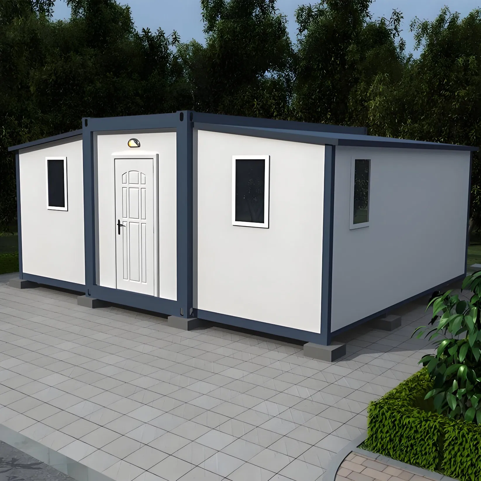 Camp/Detachable Prefab/Prefabricated Modular Portable Steel Mobile/Office Foldable Container Flat Pack Expandable Luxury Shipping/Tiny Folding Integrated House