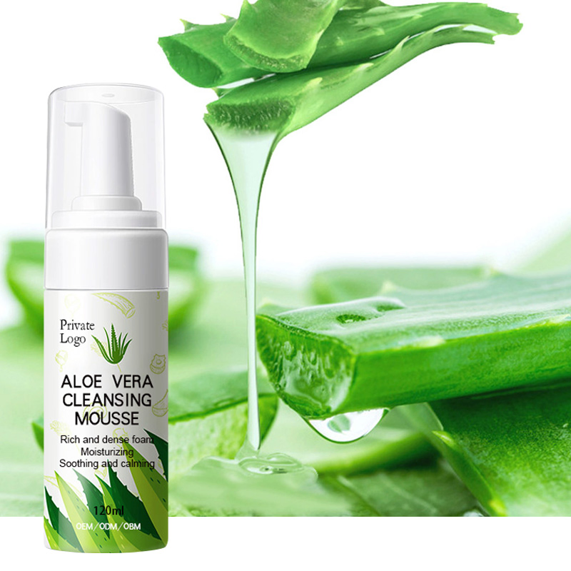 Customized Logo Deep Cleansing Pore Acne Removal Face Cleanser Tea Tree Oil Control Rose Whitening Face Mousse
