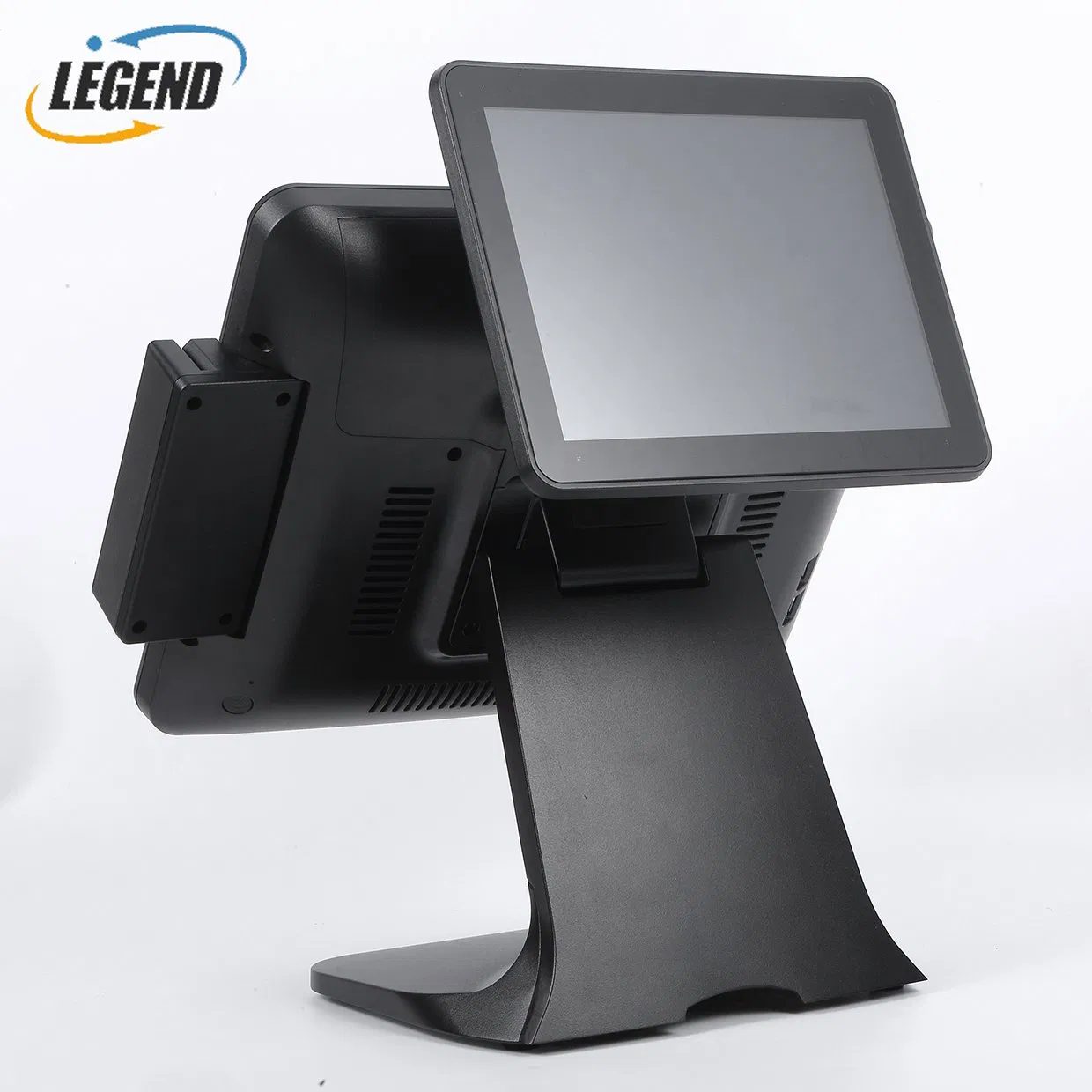 Manufacturer Hot Selling All in One POS Terminal 15" Touch Display POS System with VFD or 9.7" Customer Display