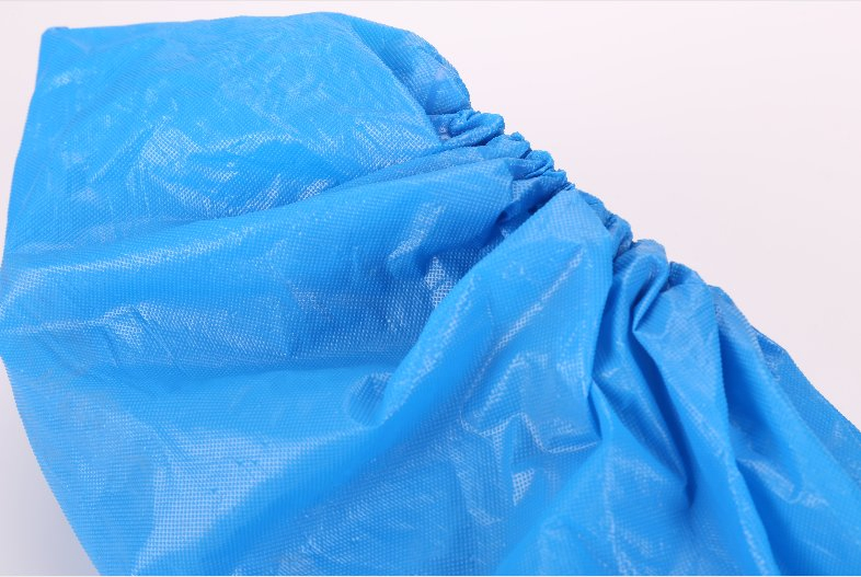 Disposable CPE Plastic Shoe Covers Elastic Opening Overshoes for Beauty Span Centers
