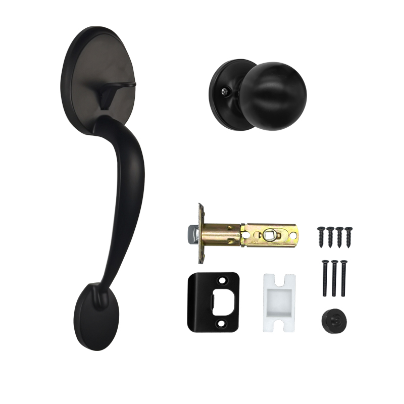 Tuya Black Color Smart Entrance Lock