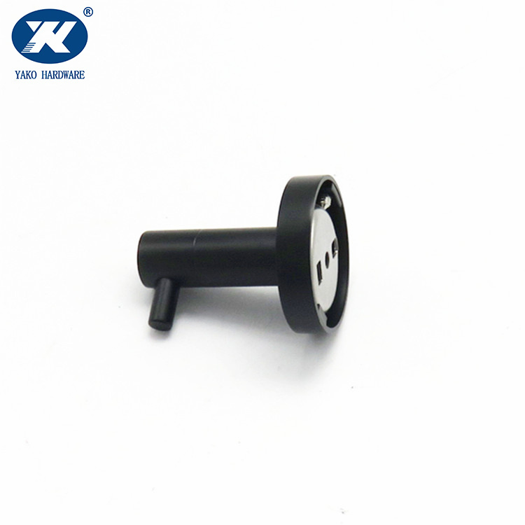 Крючок для полотенец матовый черный, нержавеющая сталь