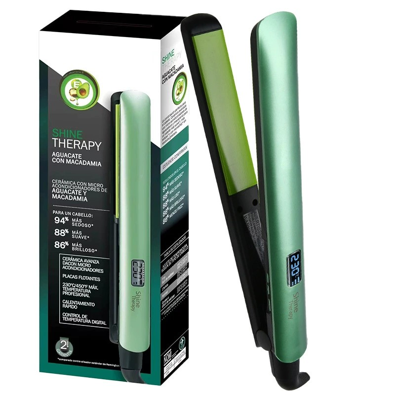 Ceramic Flat Iron Hair Straightener with Fast Heating, Constant Temperature, and Digital Display for Damage-Free Straightening