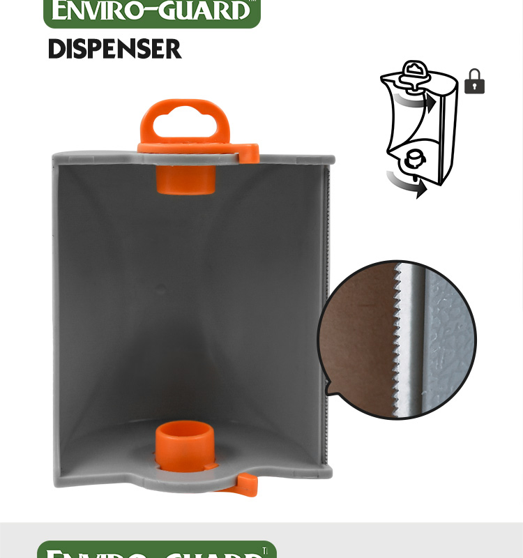 Rollingdog-PRO 81321 4PC Pre - Taped Paper Drop Sheet Rolls with Dispenser Set