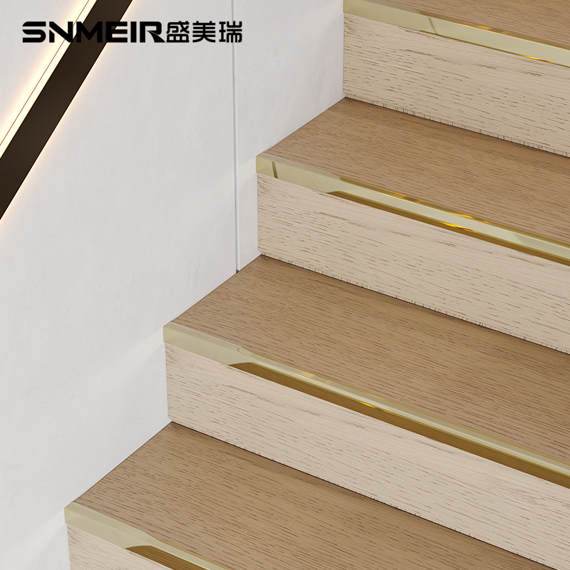 Durable Aluminium Nosing Protection and Metal Wall Strips for Home Use