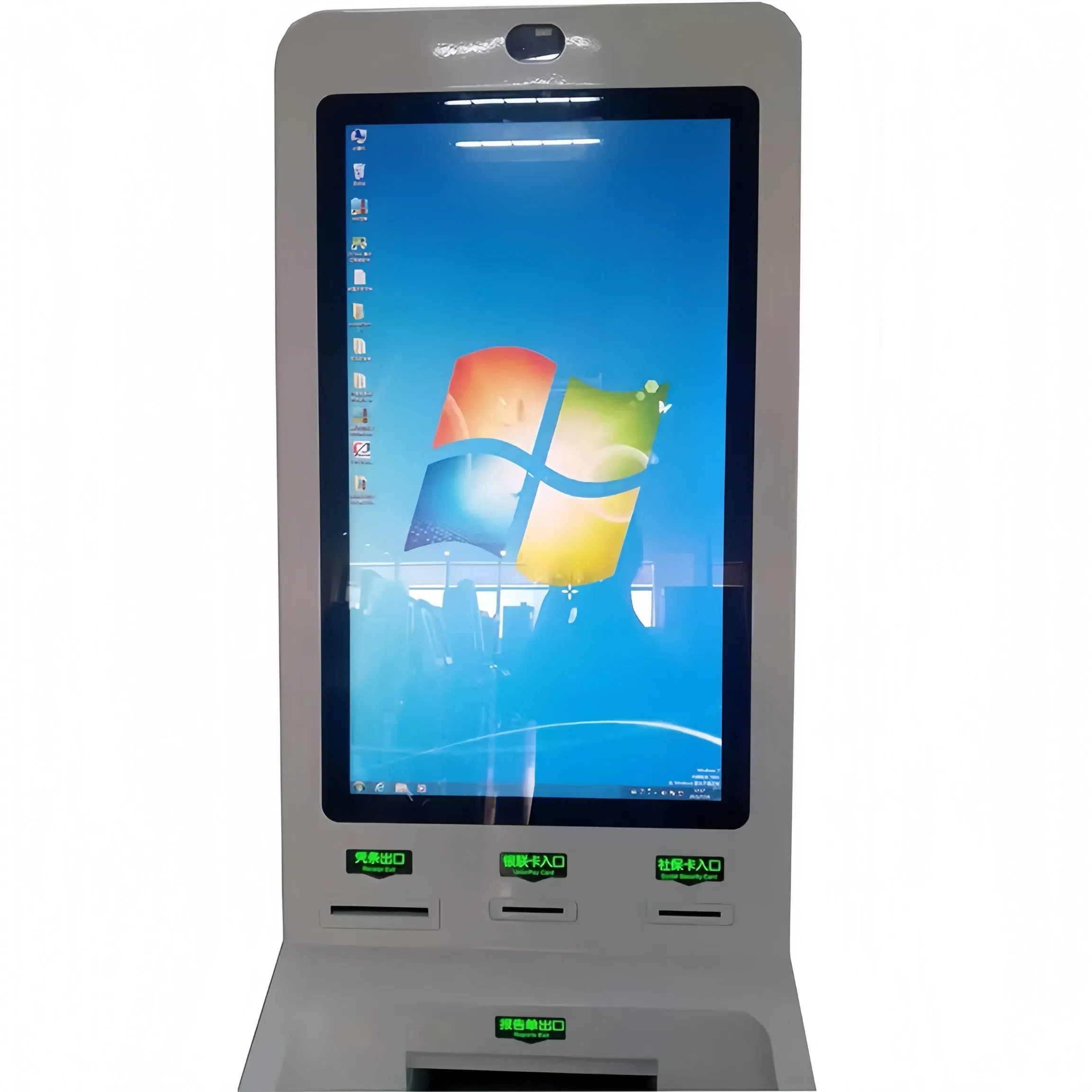 Multisize Touch Screen Kiosk with Payment NFC Reader POS Document Output Function