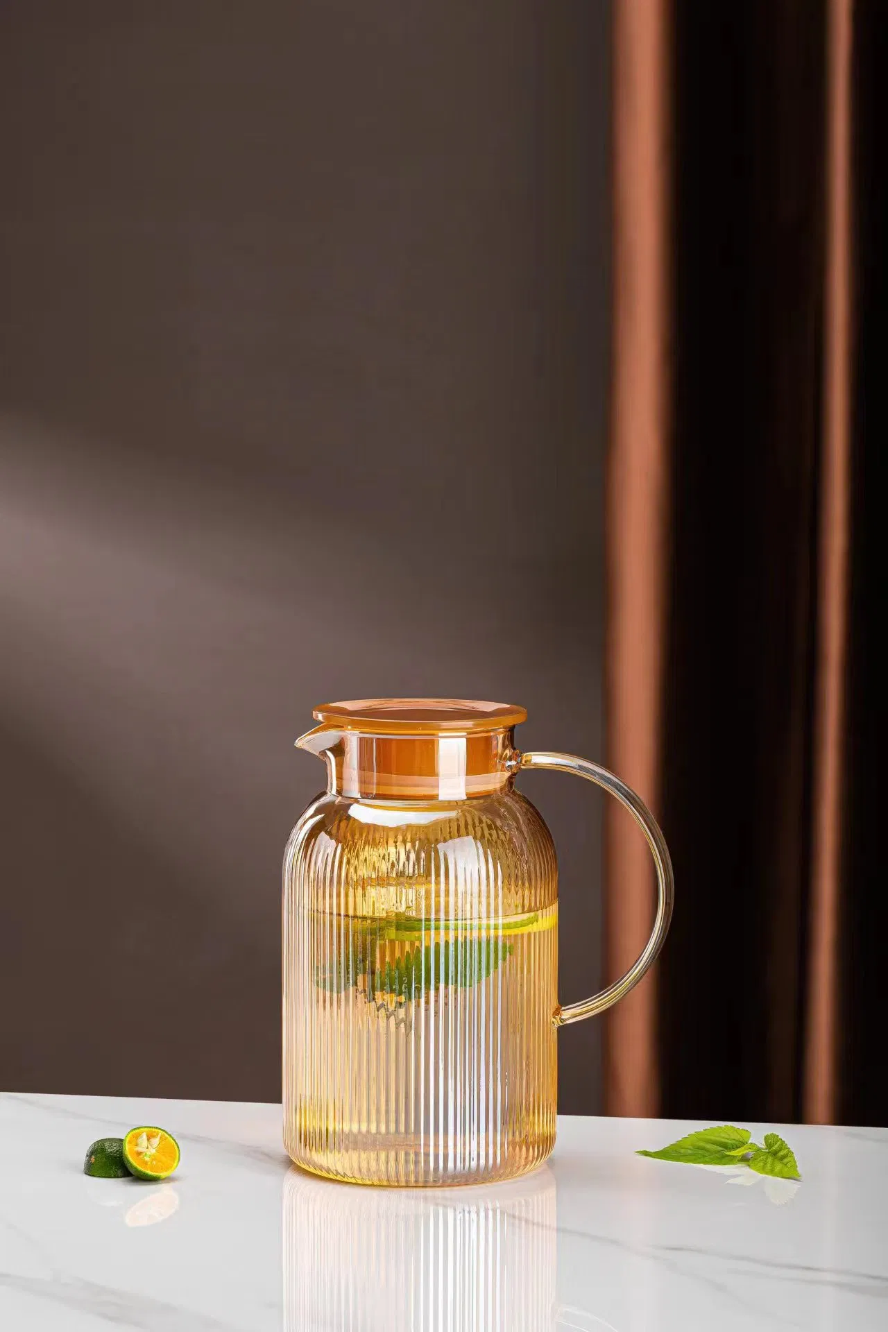 Набор чайника и кружек термостойкий, увеличенной емкости