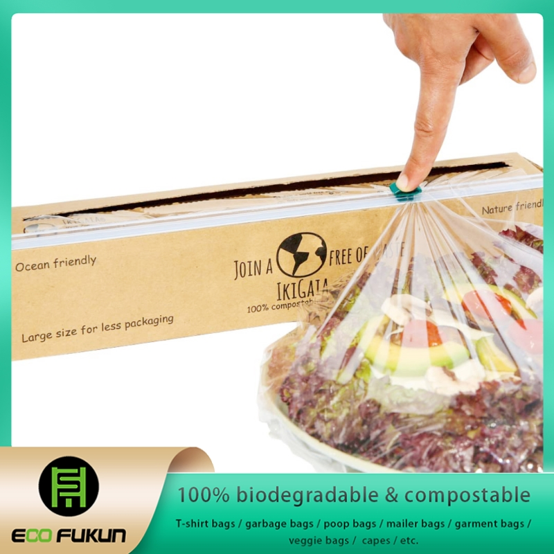 Biodegradable Cling Wrap for Food, Commercial Use Wrap Stretch Film