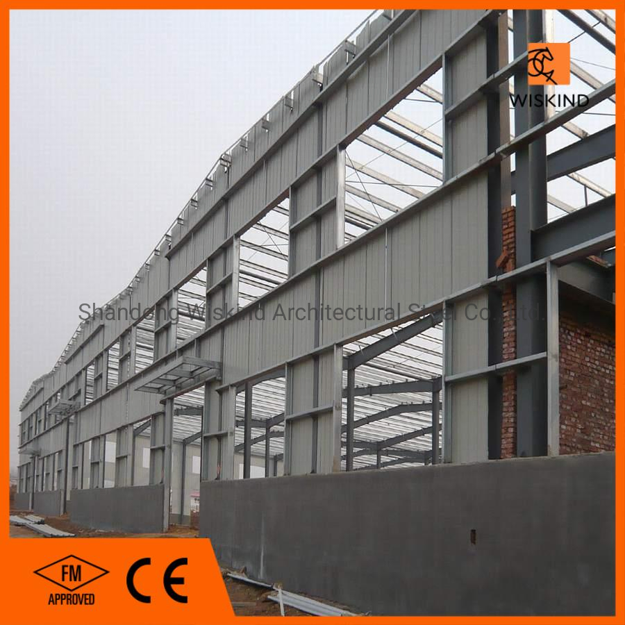 China Q345b Prefab Steel Structure Building with Beam for Warehouse /Commercial Workshop /Industrial Storage Shed /Metal Garage Plant