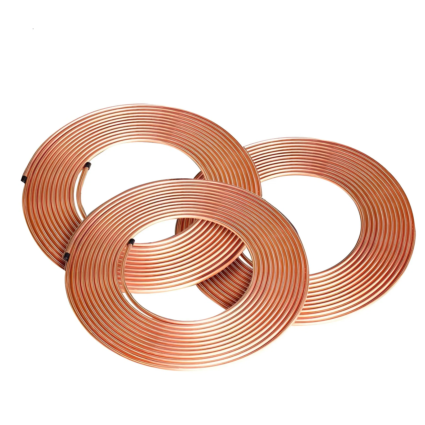 High Quality Factory Direct Wholesale Manufacturer Customized Cheap Price 1/4" 1/2" Tp2 Copper Pipe Air Conditioner and Refrigerator Refrigeration Copper Tube