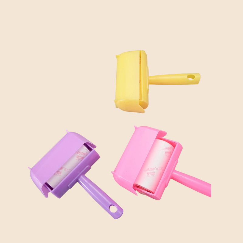 Strong Adhesive Manual Lint Roller Household Plastic Cleaning Roller for Clothes Sticky Roller
