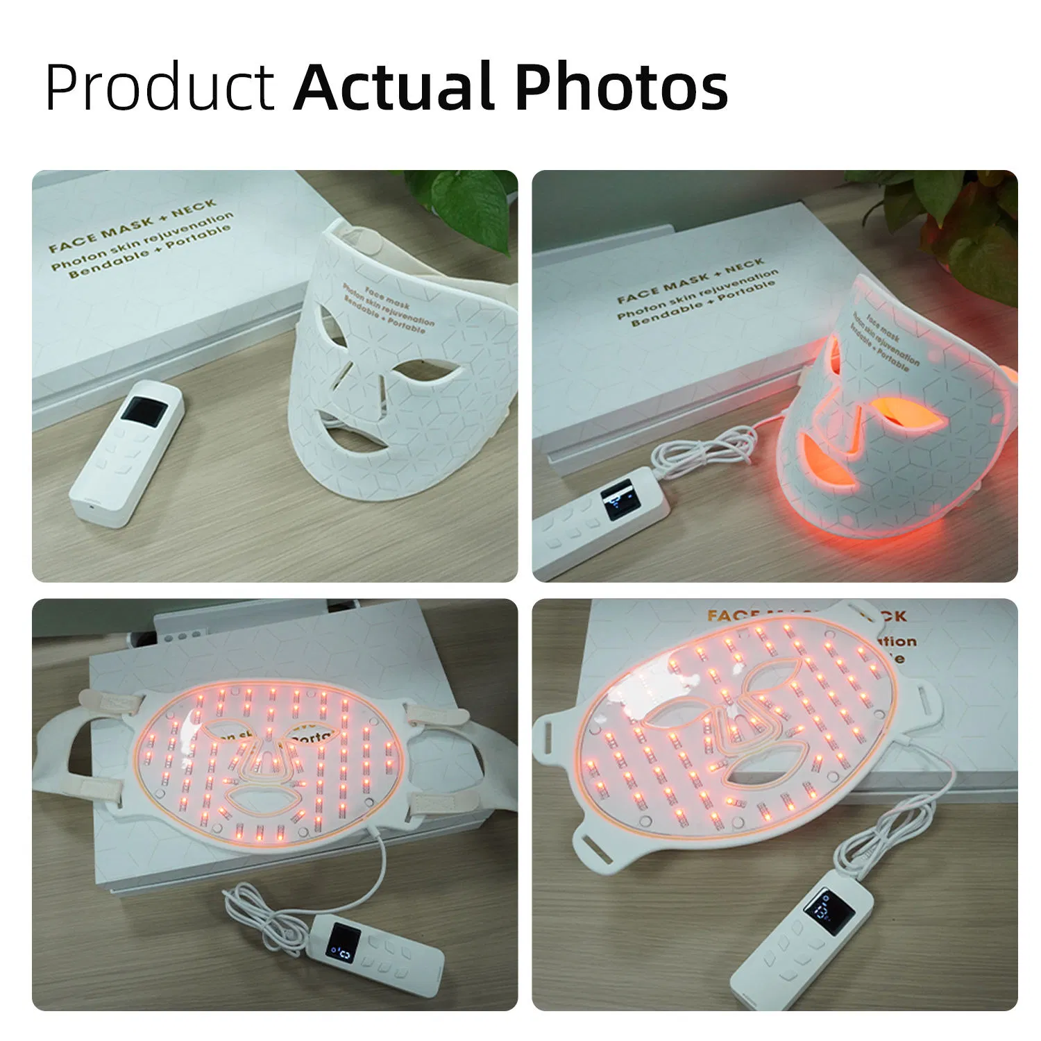 4-Color High-Quality Red Light Therapy Mask for Skin Care