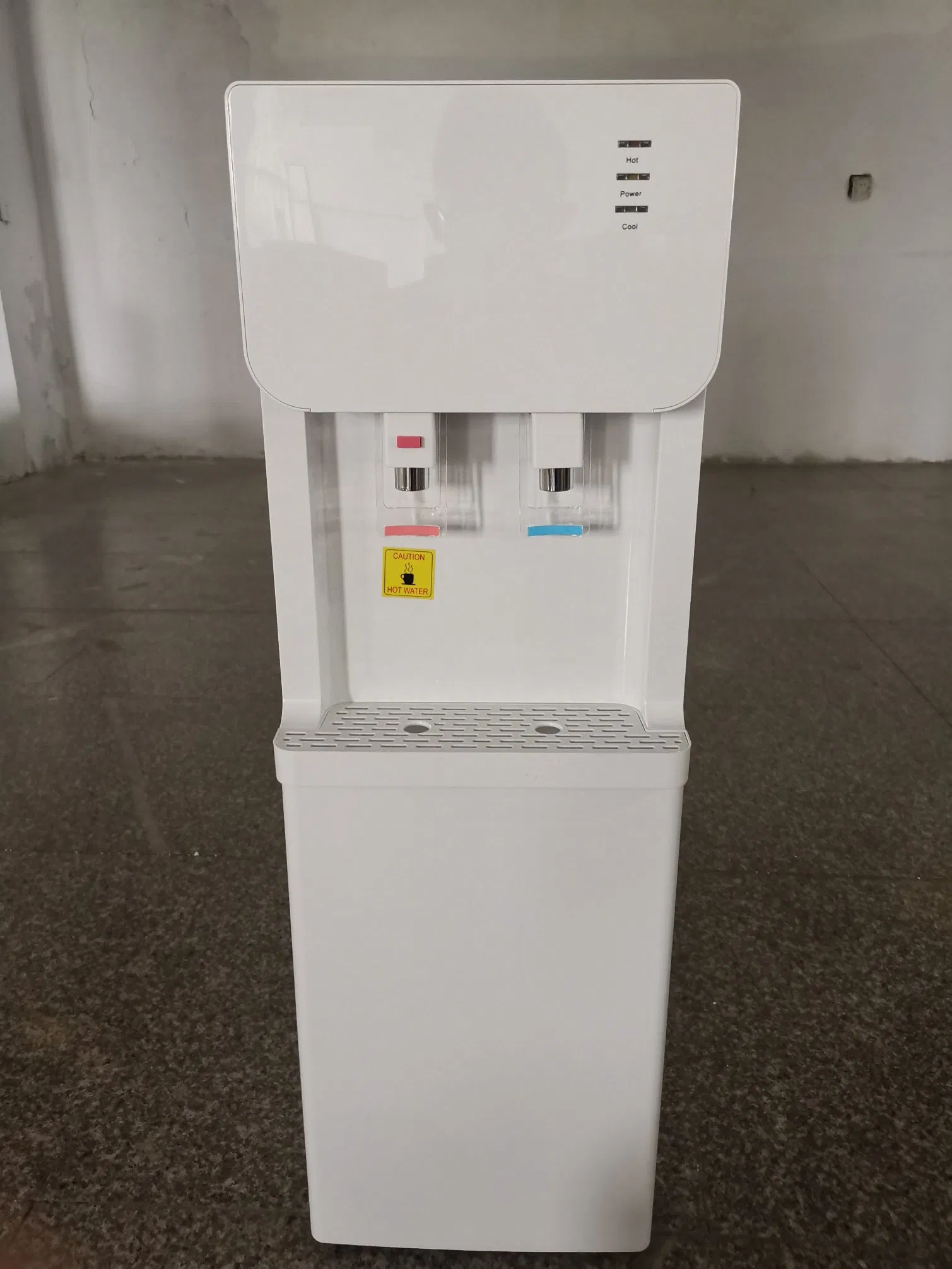 Top Loading Hot and Cold Vertical Water Cooler Dispenser for Bottled Water