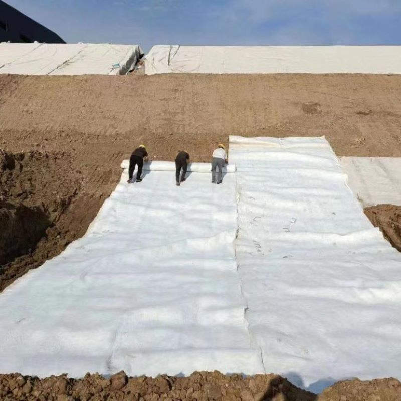 Nonwoven Needle Punched High Quality Short Stable Fiber Geotextile for Separation