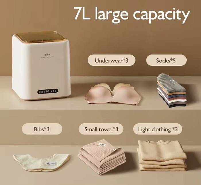 Portable Cleaning Mini Washing Machine for Underwear Baby Care Socks Mini Washer Underpants Laundry Machine