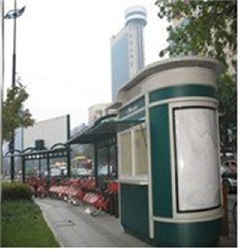 Easy Shipping Outdoor Food Kiosk with Flame Retardant Sandwich Panel