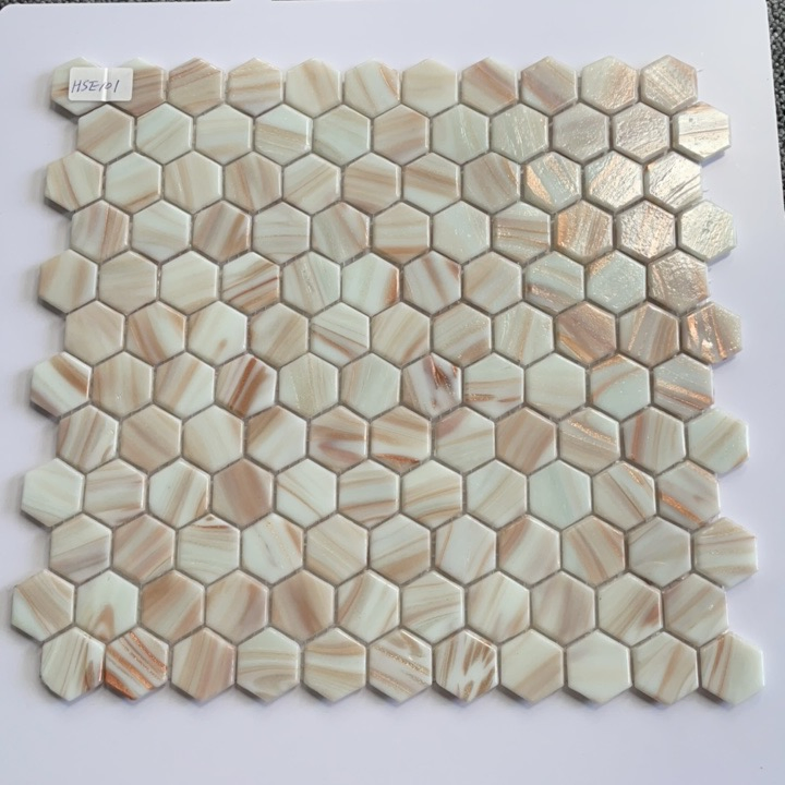 Глянцевая кристальная стеклянная мозаика для стен и пола