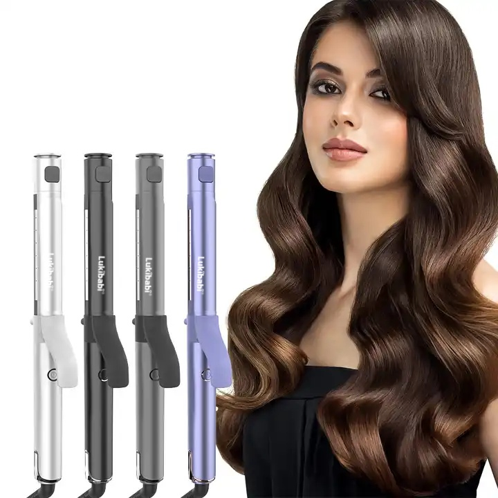 Ceramic Hair Iron Seam Hair Straightening 2 in 1 Steam Curling Wand Hair Straightener Curler