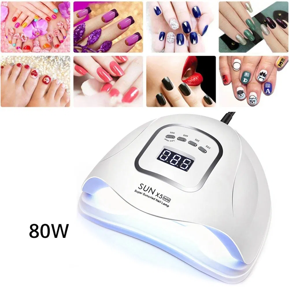 2022 New Hot Selling Wholesale Sun X5 Plus /Max Nail Lamp 80W Nail Dryer LED UV Lamp