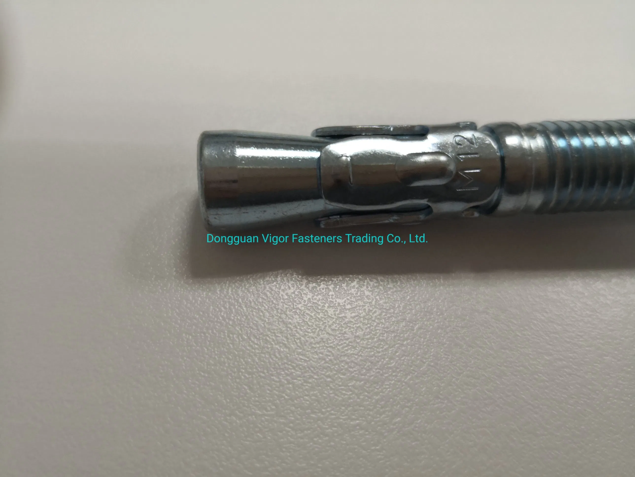 M8X100 Factory Supply Mild Steel Through Bolt Wedge Anchor Expansion Bolt for Construction Building