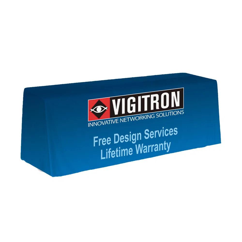 Premium Logo Table Covers for Trade Shows and Gatherings