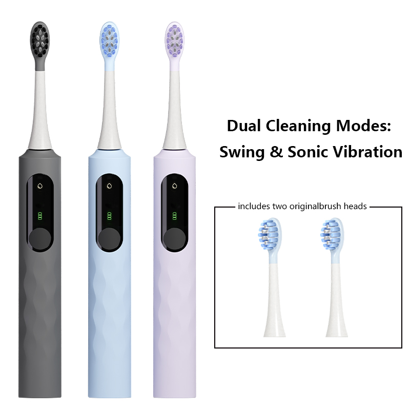 Electric Toothbrush OEM/ODM Factory Rechargeable Sonic Toothbrush with LED Display